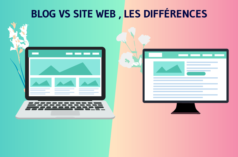 Les differences blog vs site web