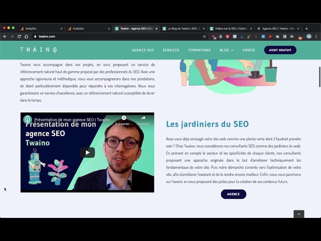 De 7000 a 8000 visiteurs en 5 jours avec le site de mon agence SEO Twaino