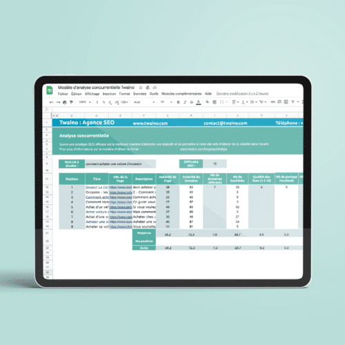 Calculateur de compétition SEO