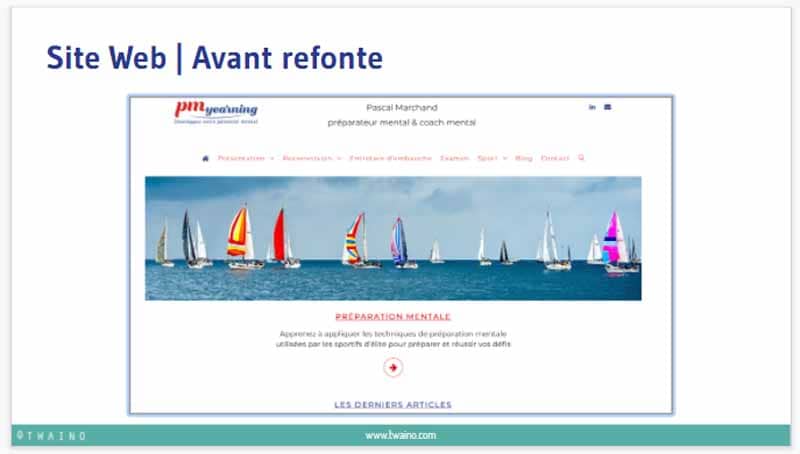 Site web avant refonte