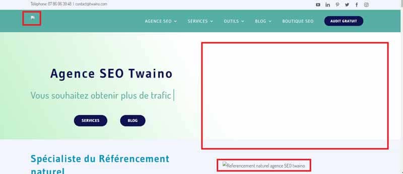 Version temporaire du site Twaino