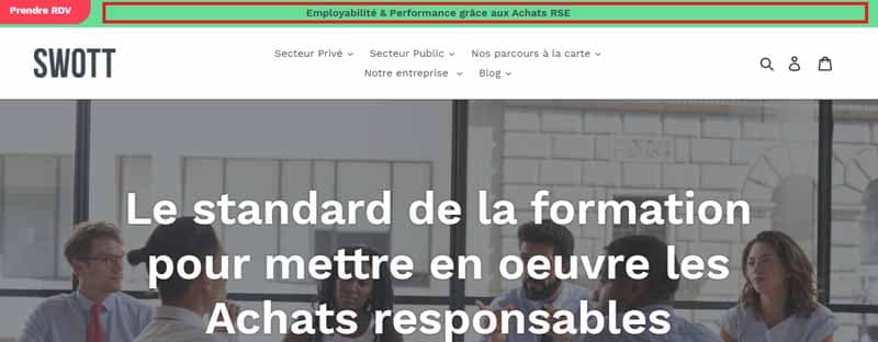 Banniere avec la mention Employabilite et Performance grace aux Achats RSE