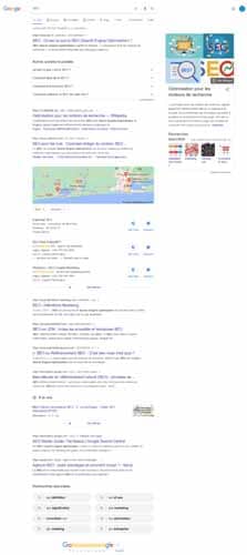 recherche seo gogle