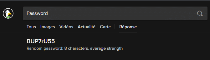 Genere des mots de passe