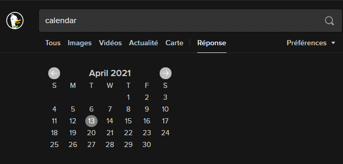 Calendar