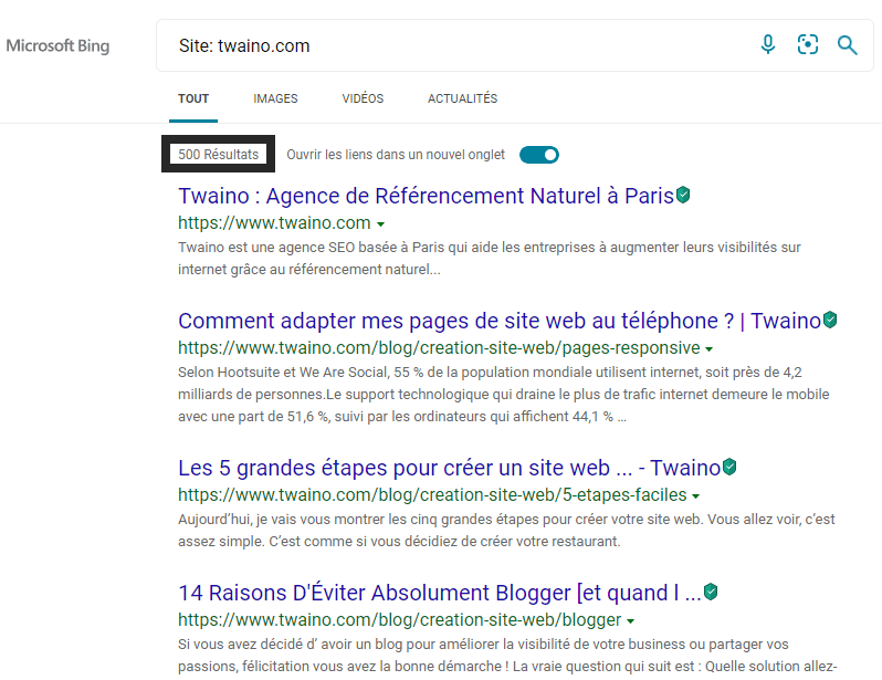 Recherche site twaino.com