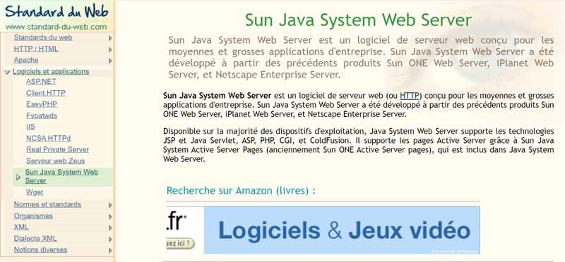 Serveur Web Sun Java System