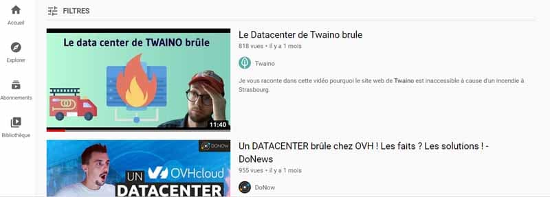 Le datacenter de Twaino brule