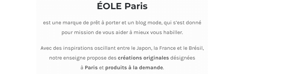 Description de la marque