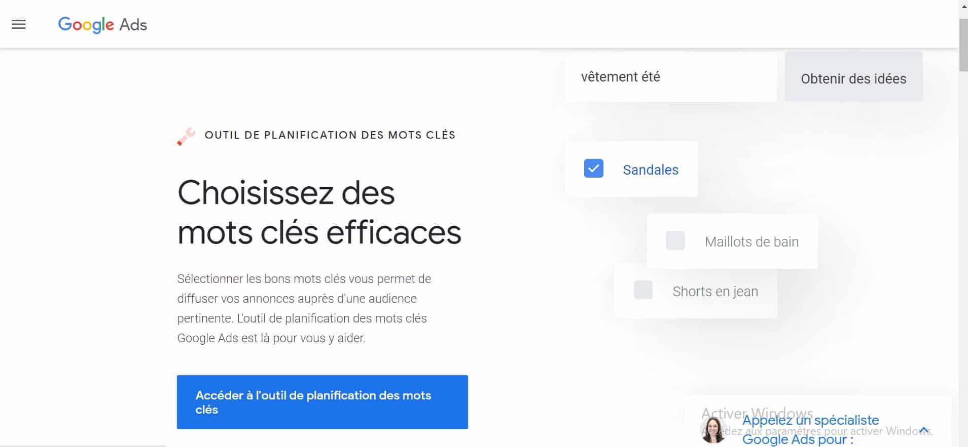 Choisissew des mots cles efficaces