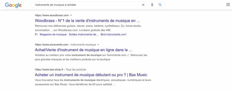 Instruments de musique a acheter