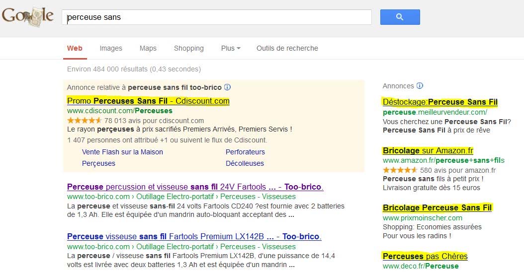 Perceuse sans
