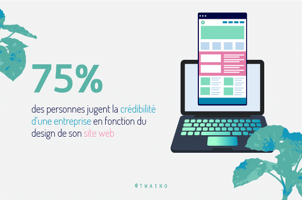 75 pour cent des personnes jugent la credibilite d une entreprise en fonction du design de son site web