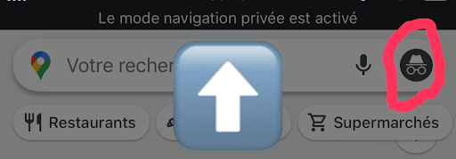 Icone navigation privee