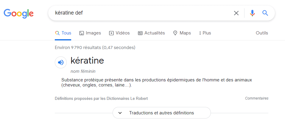 Keratine def