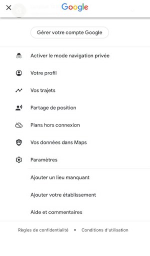  Gerer votre cmpte google