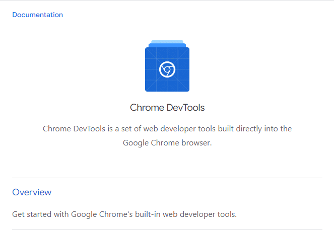 Chrome DevTools