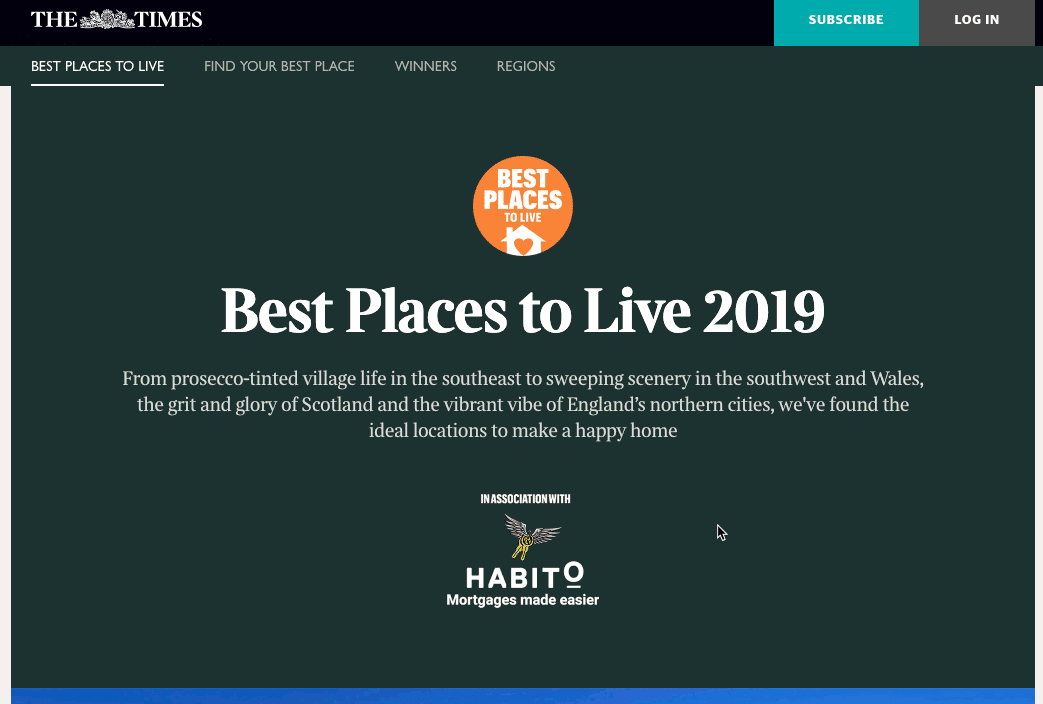 THE TIMES Best Places to Live