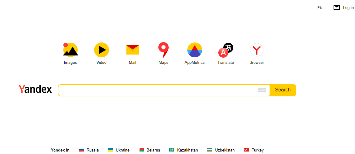 Portail Yandex