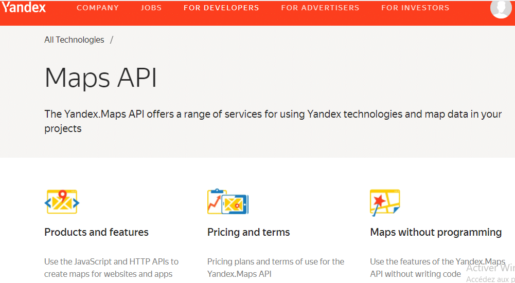 Maps API