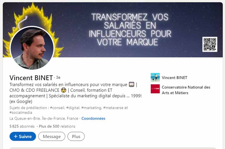 Profil Vincent BINET