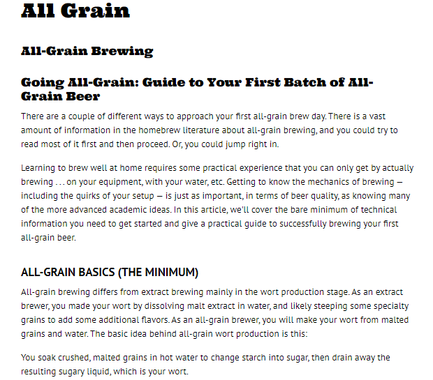 All Grain