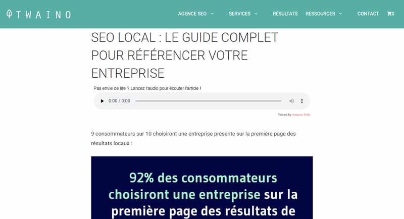 Article SEO Local le guide complet