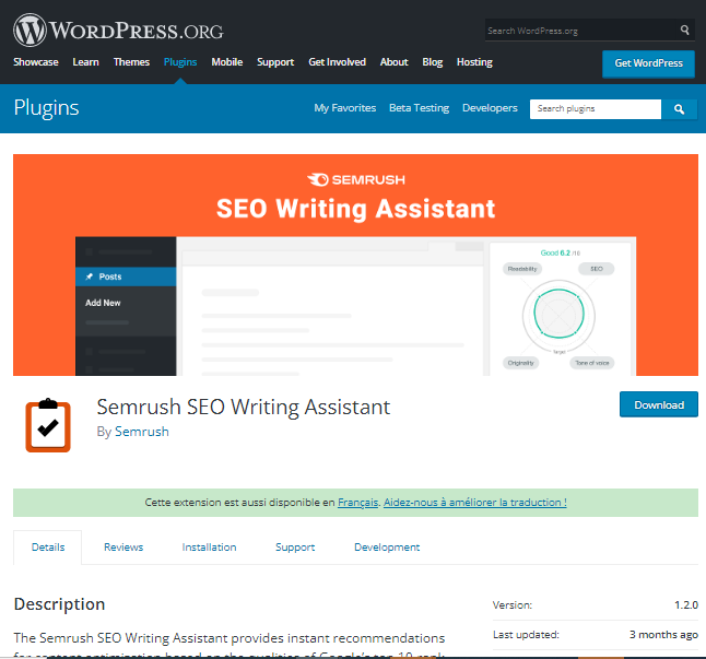 Semrush SEO Writing Assistant