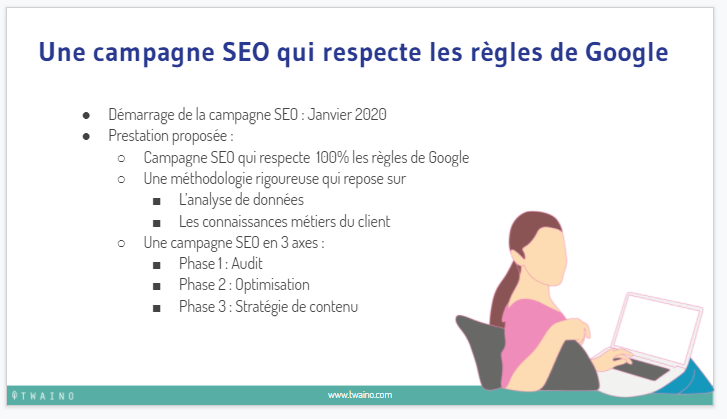 Une campagne SEO qui respecte les regles de Google