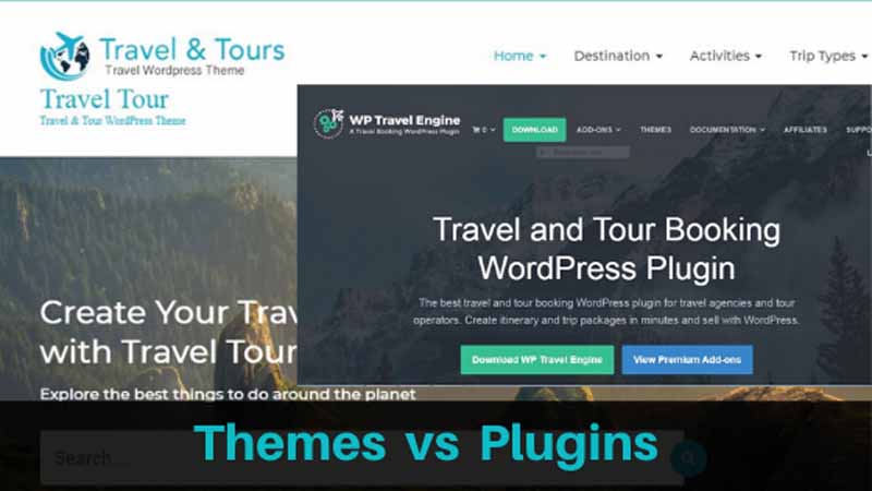 Themes VS plugin