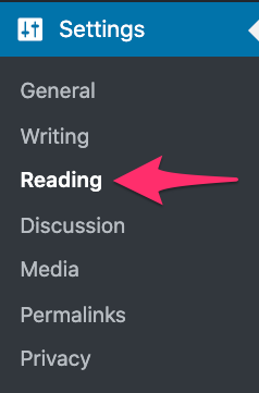 Settings Reading