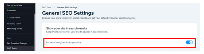 General SEO Settings