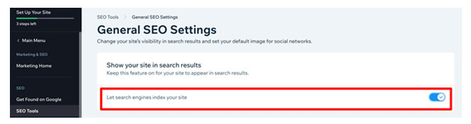 General SEO Settings