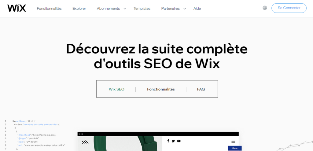 Plateforme Wix