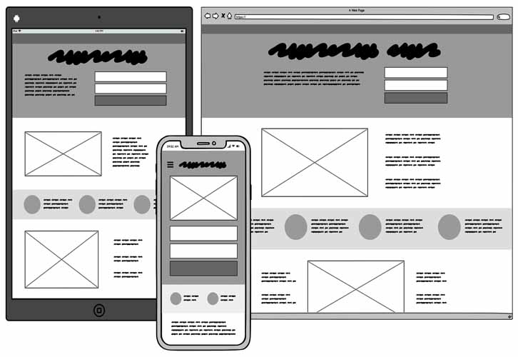 Les wireframes