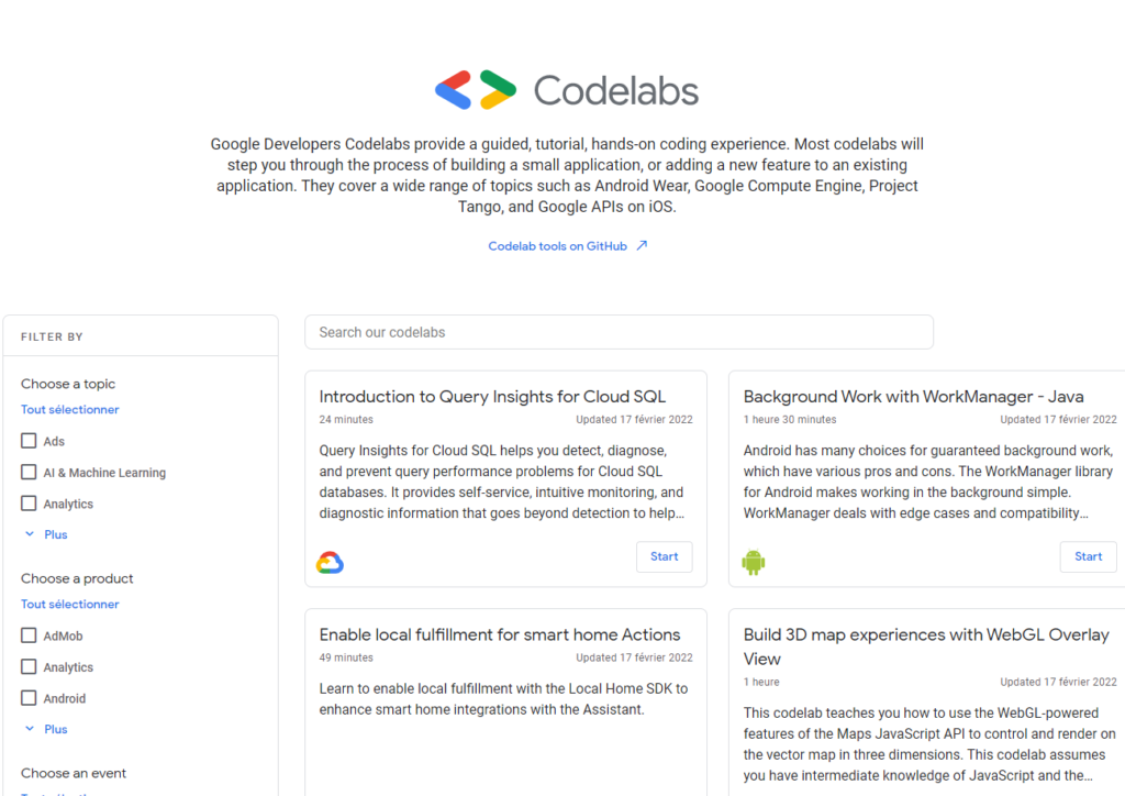 Codelabs