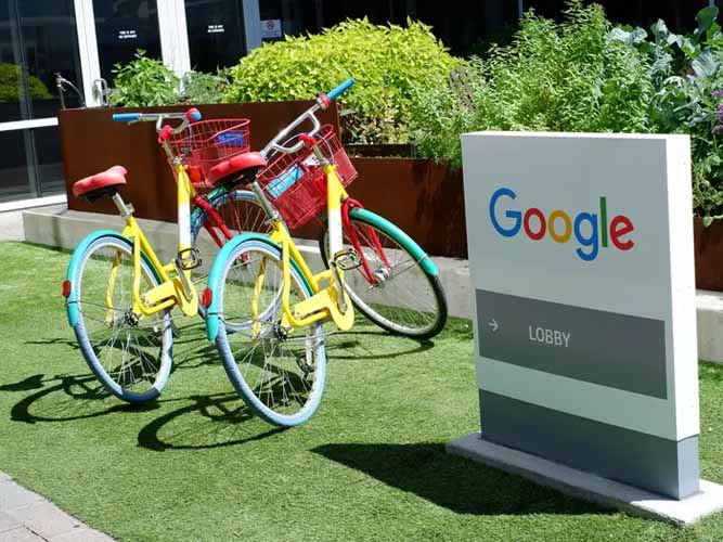 Velo en couleur de Google