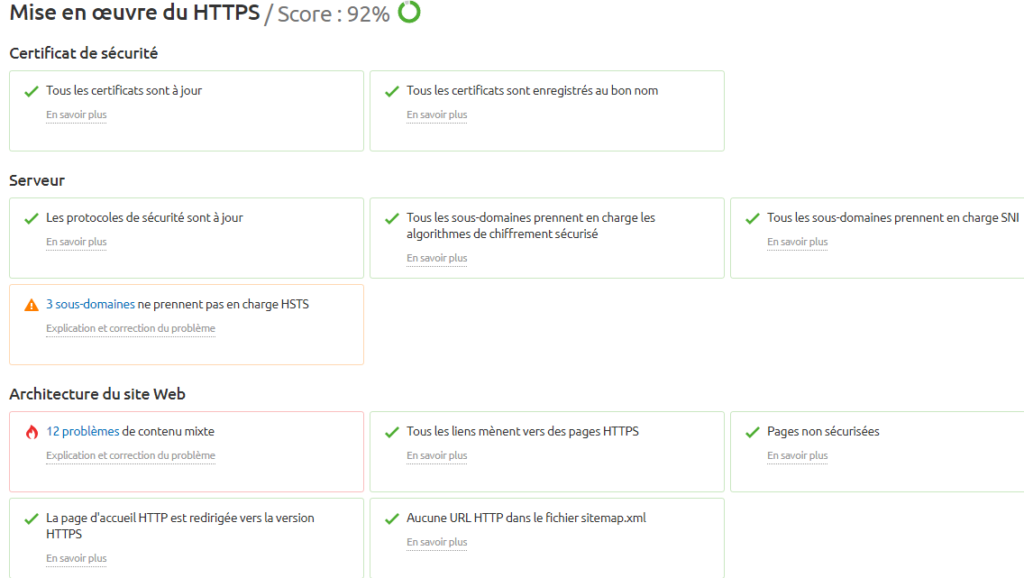  Mise en oeuvre du HTTPS