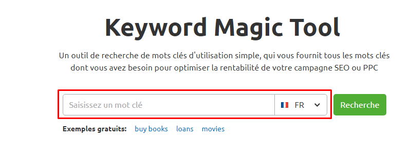  Keyword Magic Tool