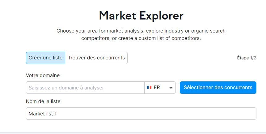 Market Explorer