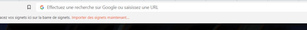 Recherche a travers une barre d outils