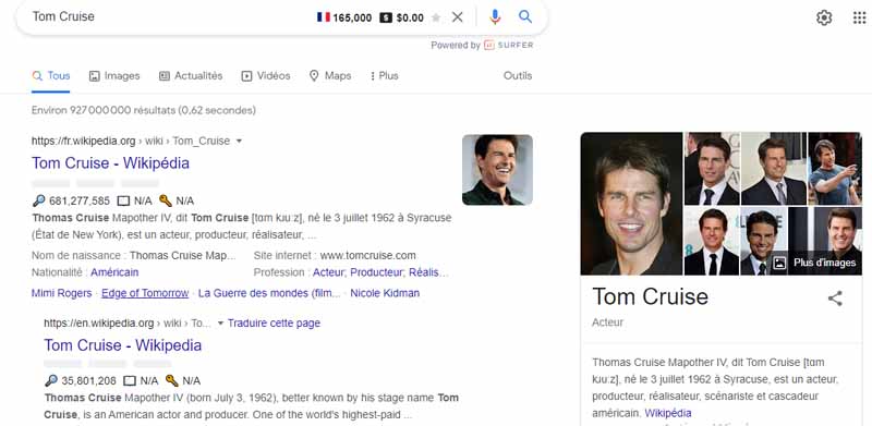 Recherche Tom Cruise