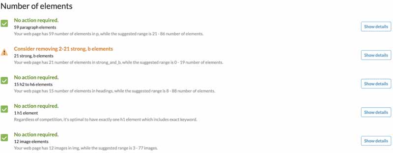 Nombre d elements