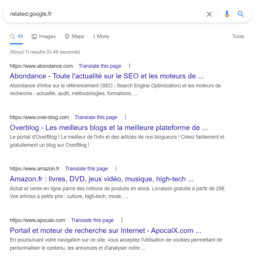 related:google.fr