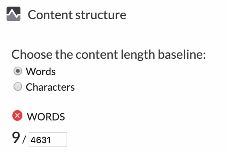 Content structure