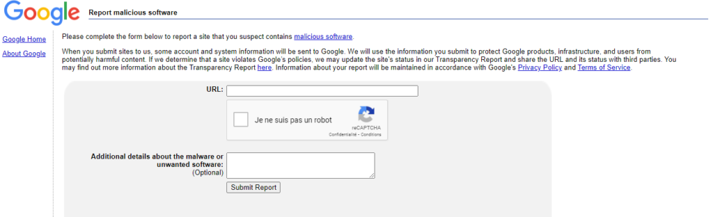 Report logiciels malveillants