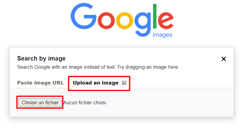 Upload d image Google Image