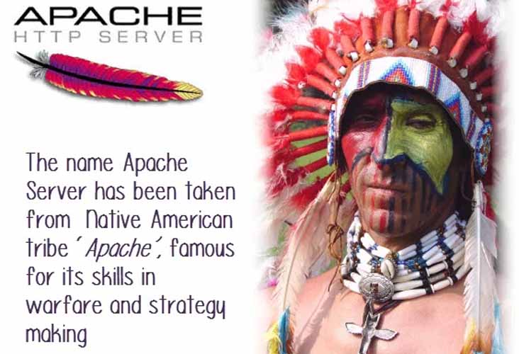 Homme de la Tribu americaine Apache