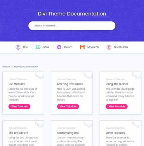 Divi Theme Documentation