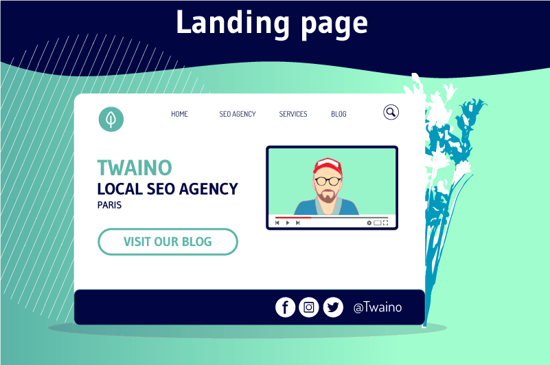 landing page